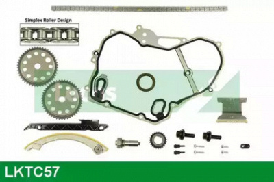 LUCAS ENGINE DRIVE lktc57 -  Комплект цели привода распредвала